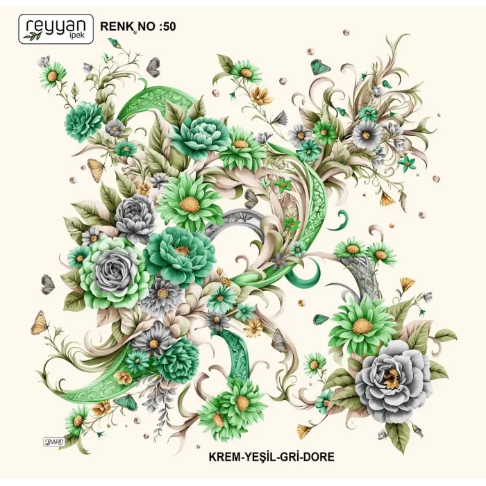 Reyyan Desenli Oyalık Yazma (ryyn-400-03)