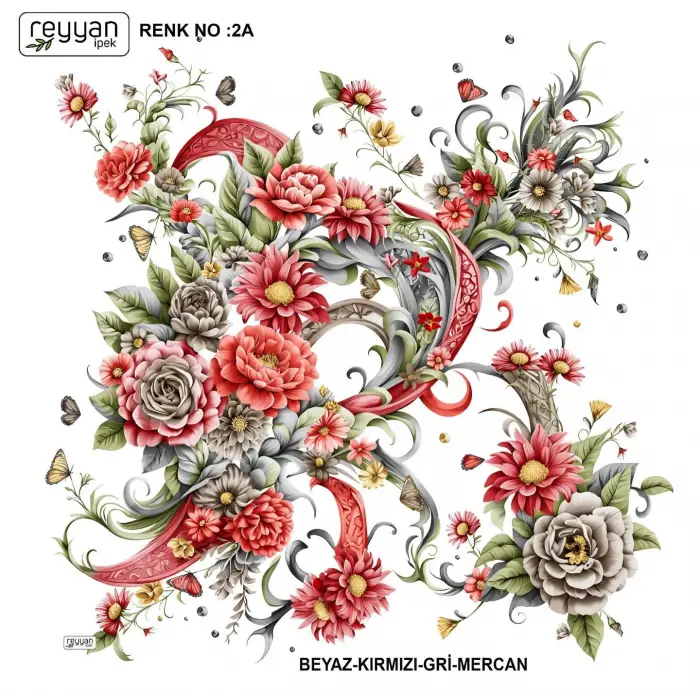 Reyyan Desenli Oyalık Yazma (ryyn-400-18)