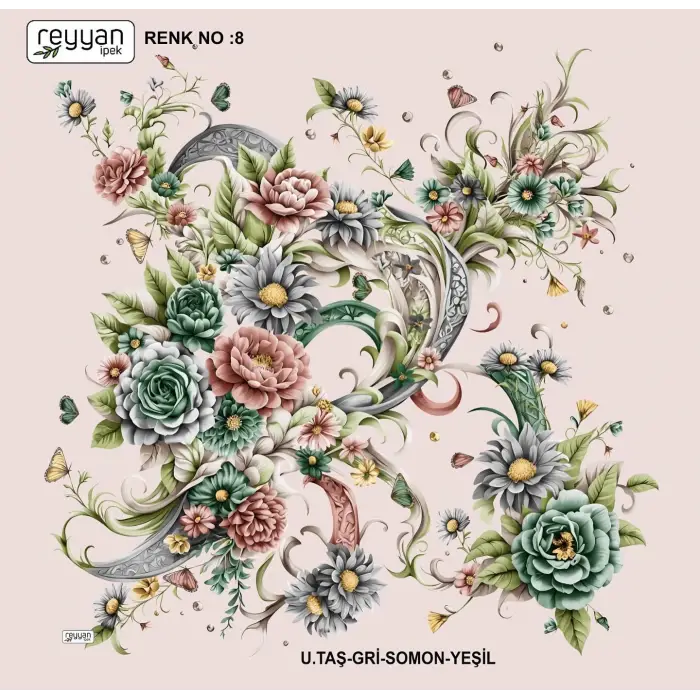 Reyyan Desenli Oyalık Yazma (ryyn-400-21)