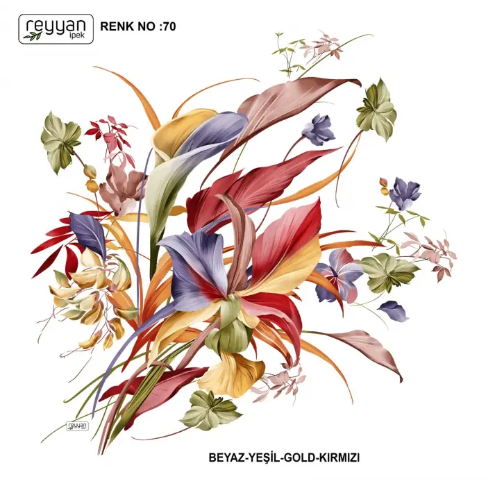 Reyyan Desenli Oyalık Yazma (ryyn-410-25)