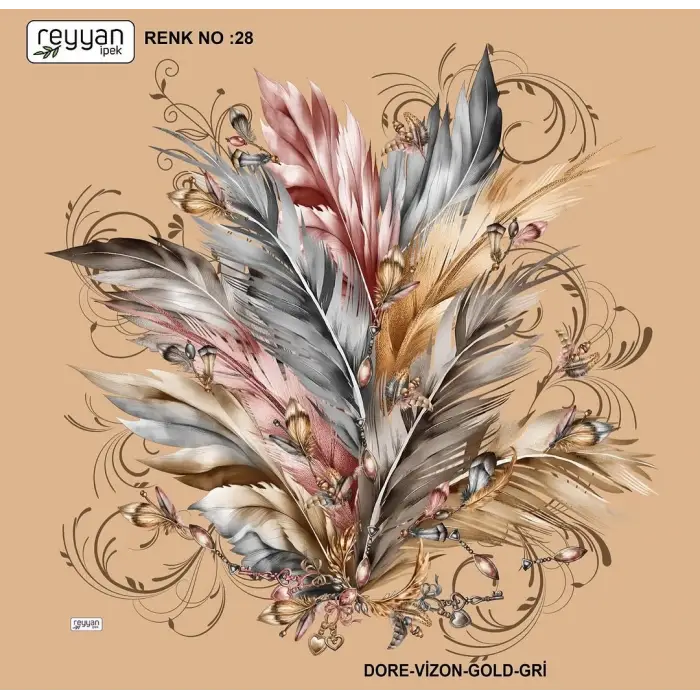 Reyyan Desenli Oyalık Yazma (ryyn-417-11)