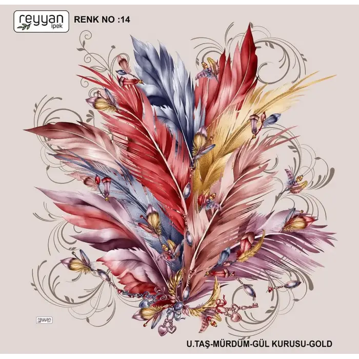 Reyyan Desenli Oyalık Yazma (ryyn-417-25)