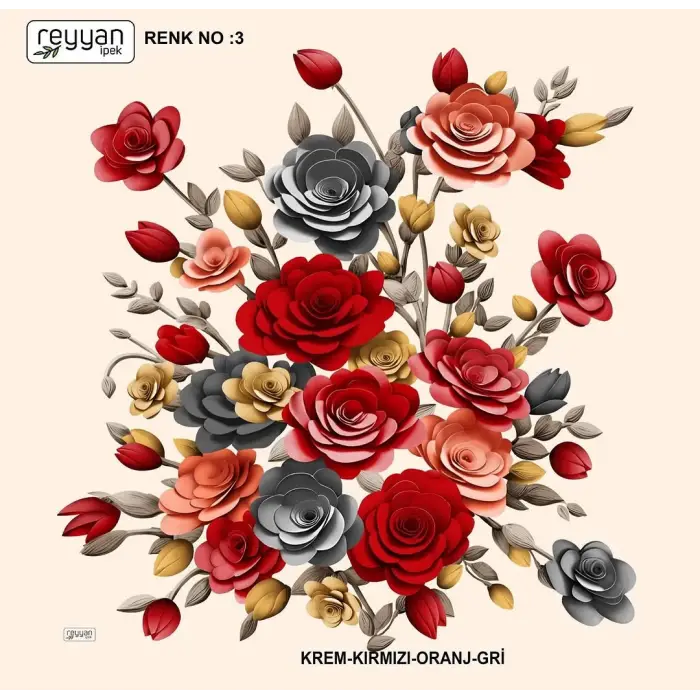 Reyyan Desenli Oyalık Yazma (ryyn-418-22)