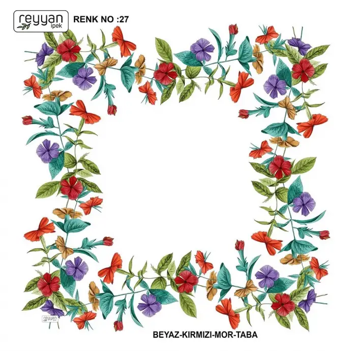 Reyyan Desenli Oyalık Yazma (ryyn-420-06)