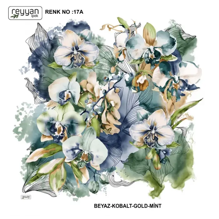 Reyyan İpek 100 cm Oyalık Yazma (ryyn-370-01)
