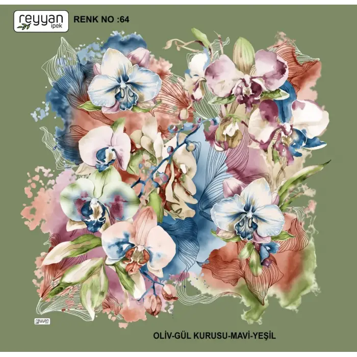 Reyyan İpek 100 cm Oyalık Yazma (ryyn-370-02)