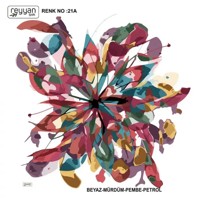 Reyyan İpek 100 cm Oyalık Yazma (ryyn-372-08)