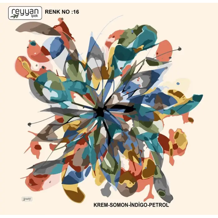 Reyyan İpek 100 cm Oyalık Yazma (ryyn-372-12)