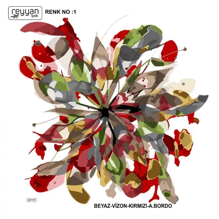 Reyyan İpek 100 cm Oyalık Yazma (ryyn-372-19)