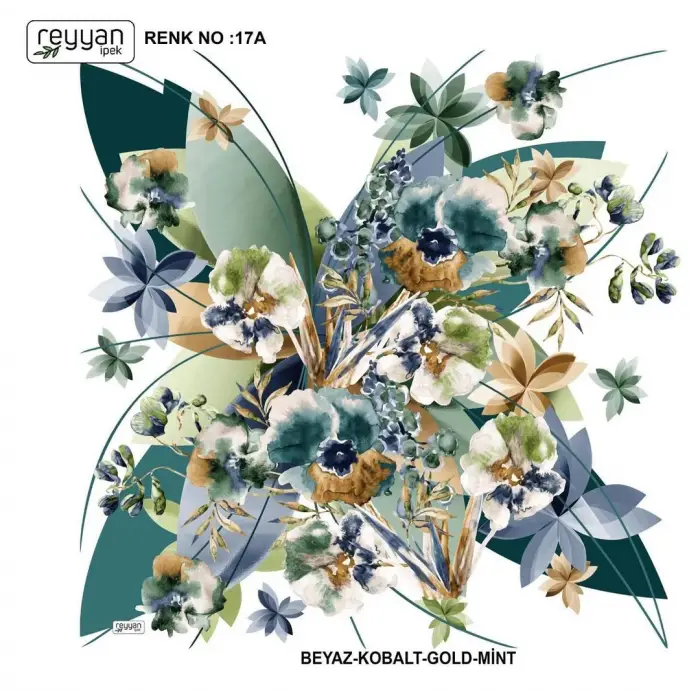Reyyan İpek 100 cm Oyalık Yazma (ryyn-373-17)
