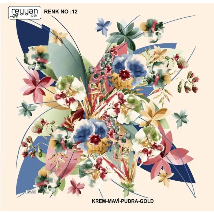 Reyyan İpek 100 cm Oyalık Yazma (ryyn-373-18)