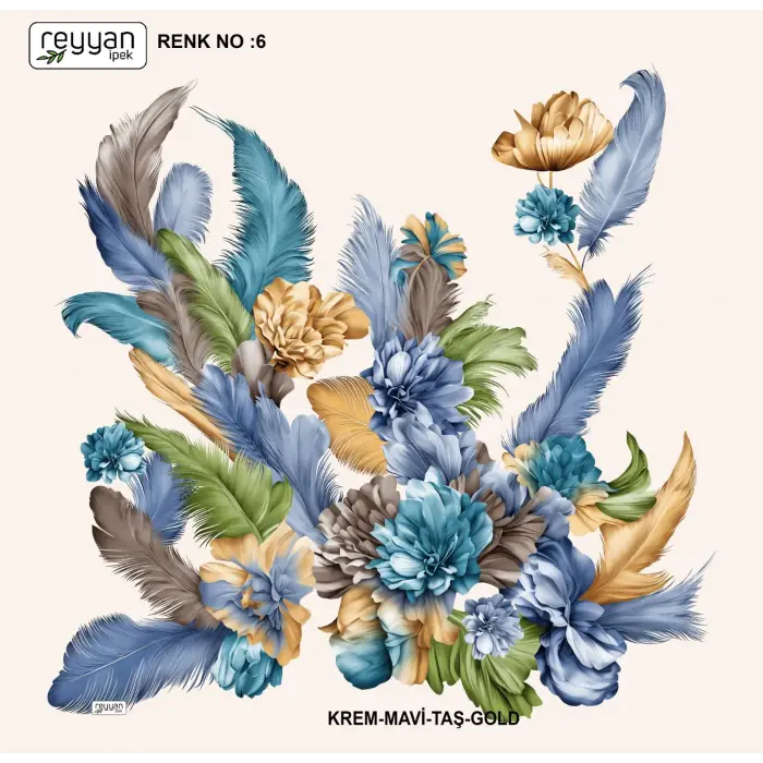 Reyyan İpek 100 cm Oyalık Yazma (ryyn-377-02)