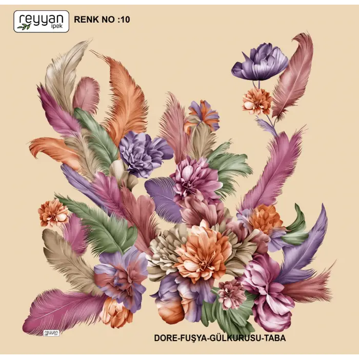 Reyyan İpek 100 cm Oyalık Yazma (ryyn-377-03)