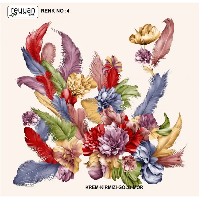 Reyyan İpek 100 cm Oyalık Yazma (ryyn-377-20)