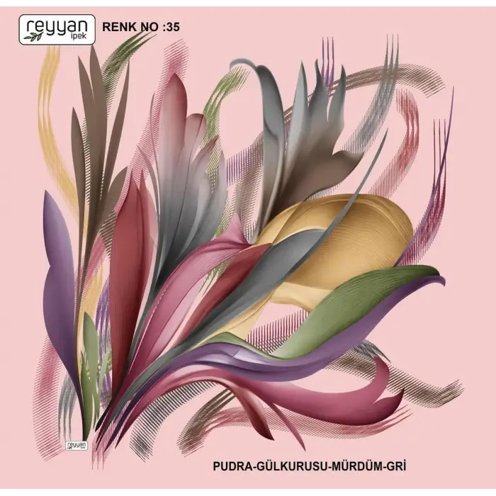 Reyyan İpek 100 cm Oyalık Yazma (ryyn-379-06)