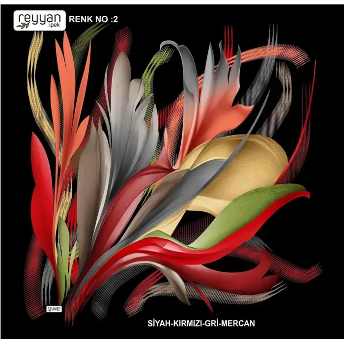 Reyyan İpek 100 cm Oyalık Yazma (ryyn-379-11)