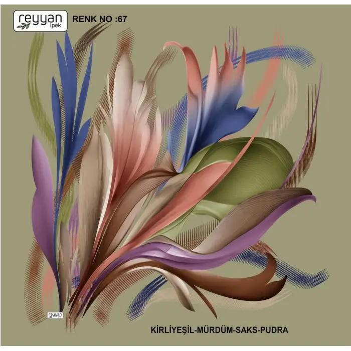 Reyyan İpek 100 cm Oyalık Yazma (ryyn-379-13)