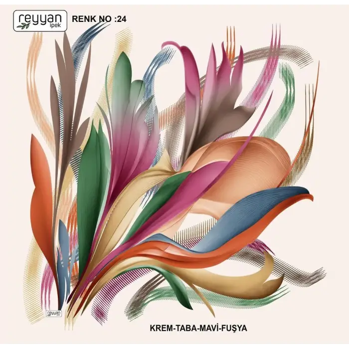 Reyyan İpek 100 cm Oyalık Yazma (ryyn-379-18)