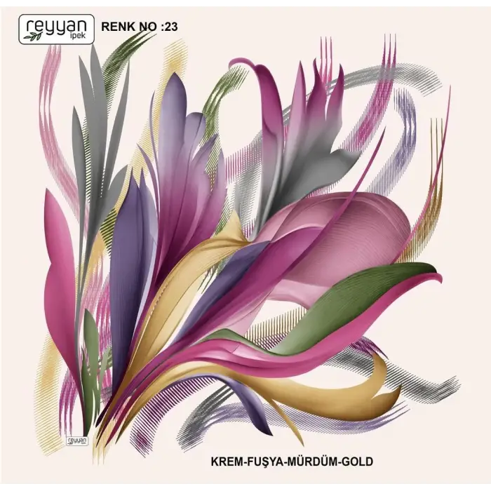 Reyyan İpek 100 cm Oyalık Yazma (ryyn-379-19)