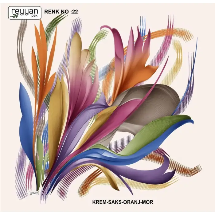 Reyyan İpek 100 cm Oyalık Yazma (ryyn-379-20)