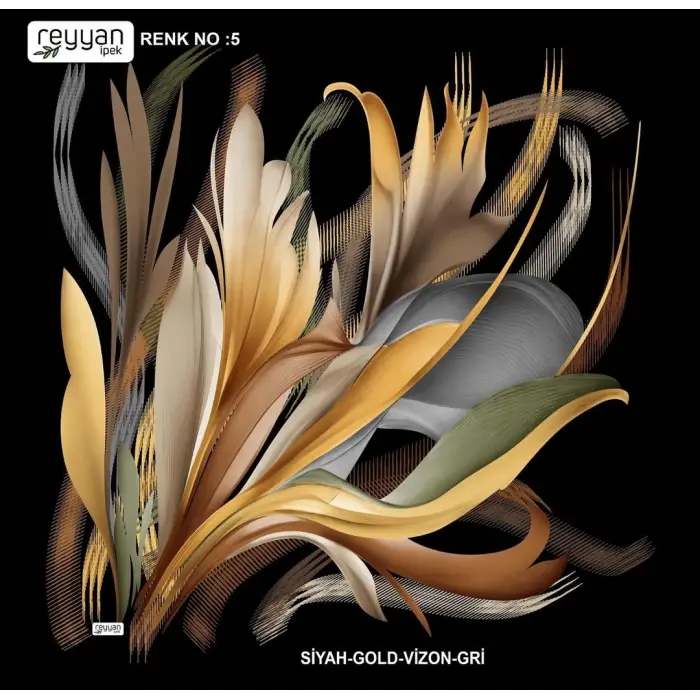 Reyyan İpek 100 cm Oyalık Yazma (ryyn-379-25)