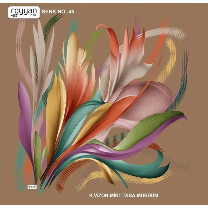 Reyyan İpek 100 cm Oyalık Yazma (ryyn-379-26)