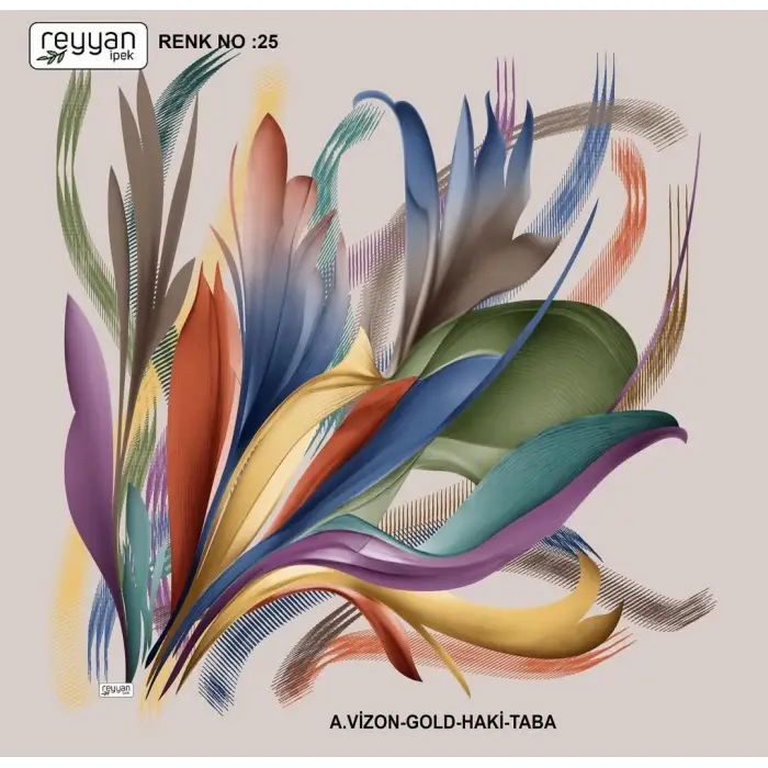 Reyyan İpek 100 cm Oyalık Yazma (ryyn-379-27)