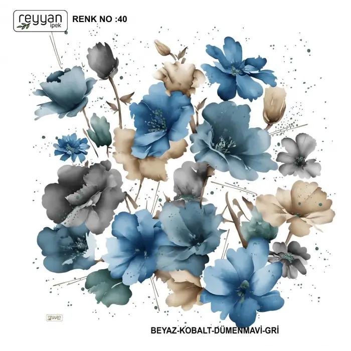 Reyyan İpek 100 cm Oyalık Yazma (ryyn-381-16)