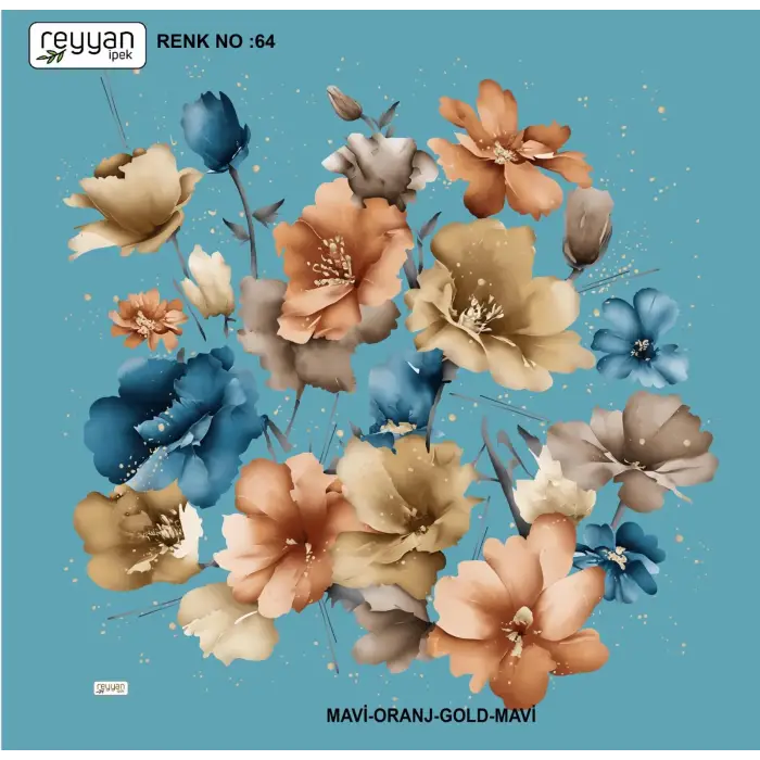 Reyyan İpek 100 cm Oyalık Yazma (ryyn-381-26)