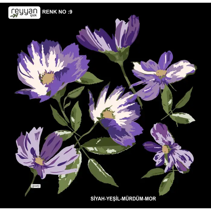 Reyyan İpek 100 cm Oyalık Yazma (ryyn-382-06)