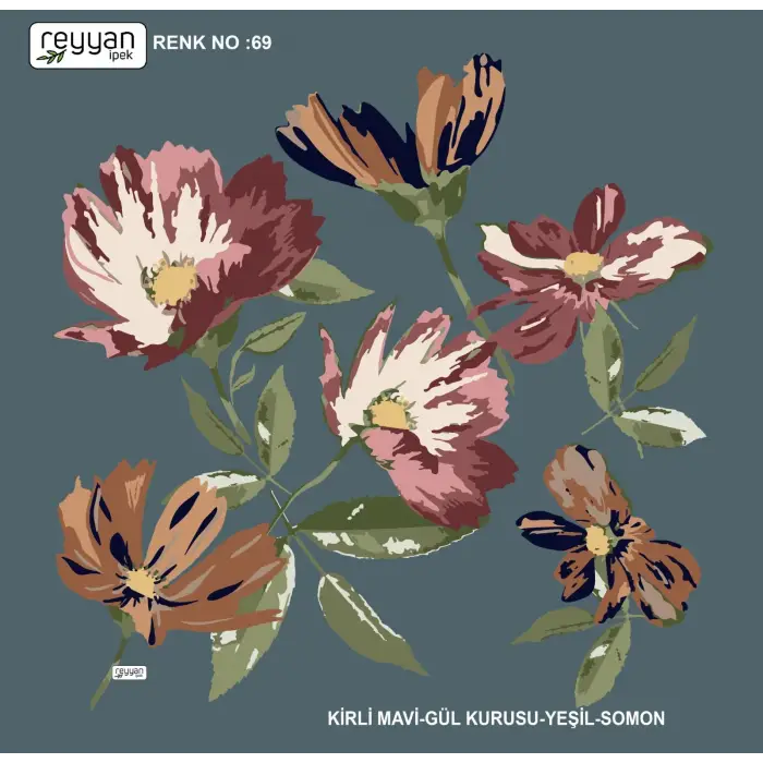 Reyyan İpek 100 cm Oyalık Yazma (ryyn-382-18)