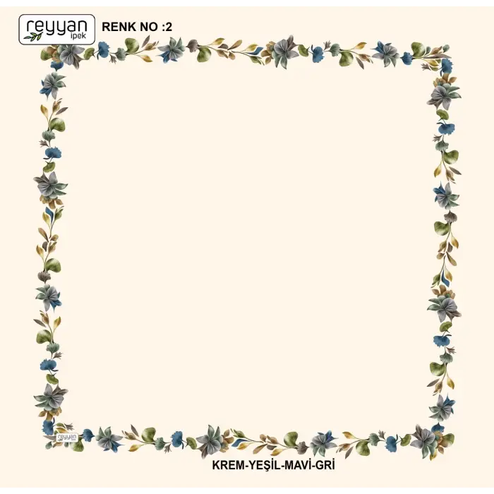 Reyyan İpek 100 cm Oyalık Yazma (ryyn-389-20)