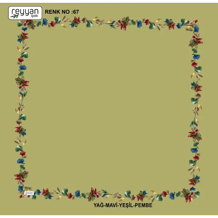 Reyyan İpek 100 cm Oyalık Yazma (ryyn-389-25)