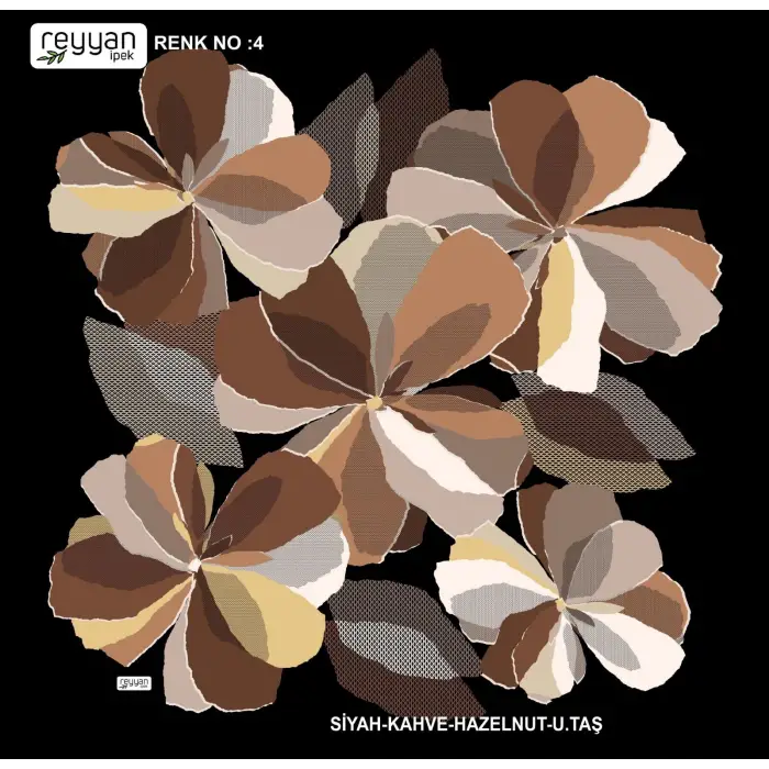 Reyyan İpek 100 cm Oyalık Yazma (ryyn-390-08)