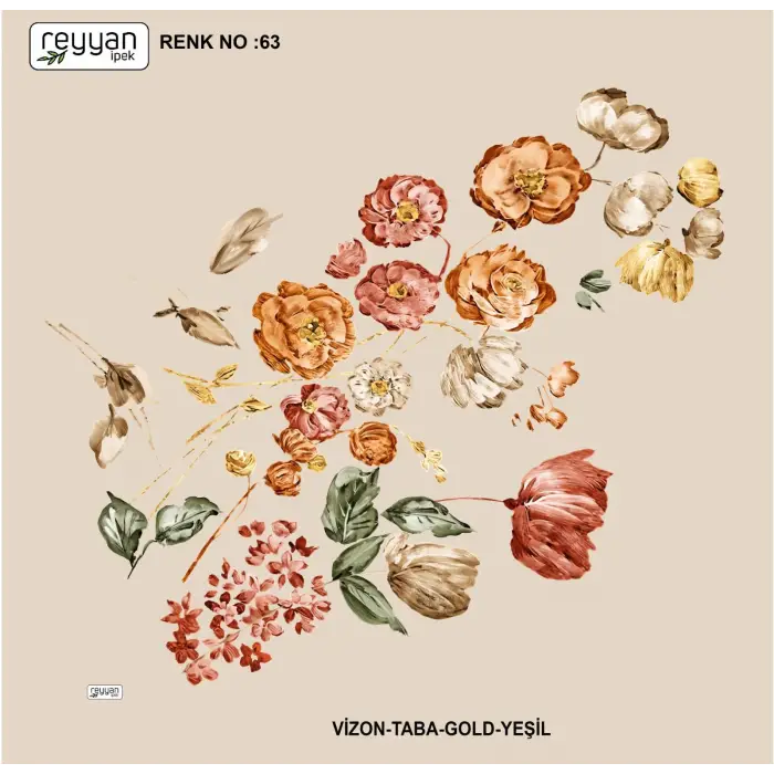 Reyyan İpek 100 cm Oyalık Yazma (ryyn-394-28)