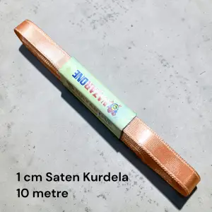 1 cm Saten Kurdele (10 mt.) - (SK-01-07)