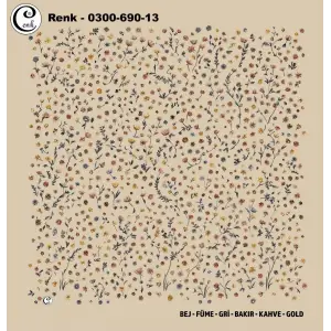 Cenk 100cm Oyalık Yazma (Cnk-690-13)