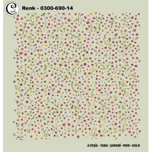 Cenk 100cm Oyalık Yazma (Cnk-690-14)