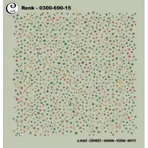 Cenk 100cm Oyalık Yazma (Cnk-690-15)