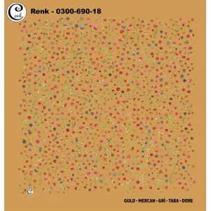 Cenk 100cm Oyalık Yazma (Cnk-690-18)