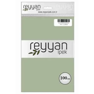 Reyyan İpek 100 Cm Düz Poşetli Yazma (Açık Çağla)-048