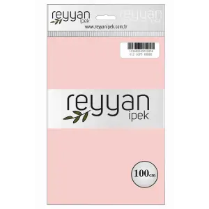 Reyyan İpek 100 Cm Düz Poşetli Yazma (Soft Pembe)-012