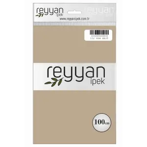 Reyyan İpek 100 Cm Düz Poşetli Yazma (Kum Beji)-152
