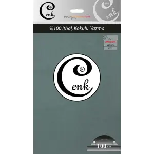 Cenk Düz 100 cm Poşetli Oyalık Yazma -(Küf Yeşili)-(301-072)