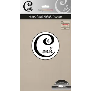 Cenk Düz 100 cm Poşetli Oyalık Yazma -(Fil Dişi)-(301-014)