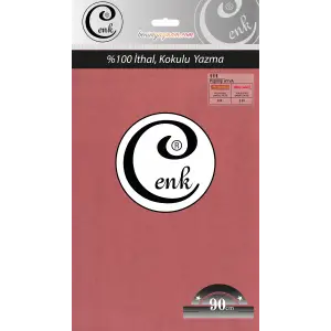 Cenk Düz 100 cm Poşetli Oyalık Yazma -(Pişmiş Ayva)-(301-111)