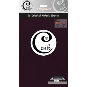 Cenk Düz 100 cm Poşetli Oyalık Yazma -(Mürdüm)-(301-623)