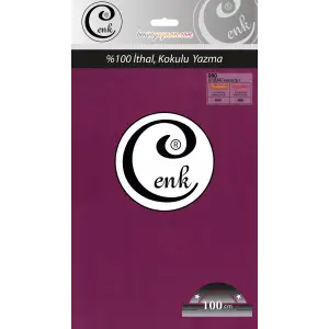 Cenk Düz 100 cm Poşetli Oyalık Yazma -(Soğan Kabuğu)-(301-080)