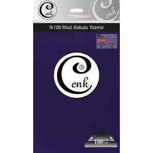 Cenk Düz 100 cm Poşetli Oyalık Yazma -(İspirto)-(301-432)