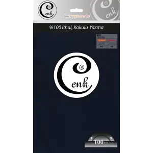 Cenk Düz 100 cm Poşetli Oyalık Yazma -(Lacivert)-(301-455)